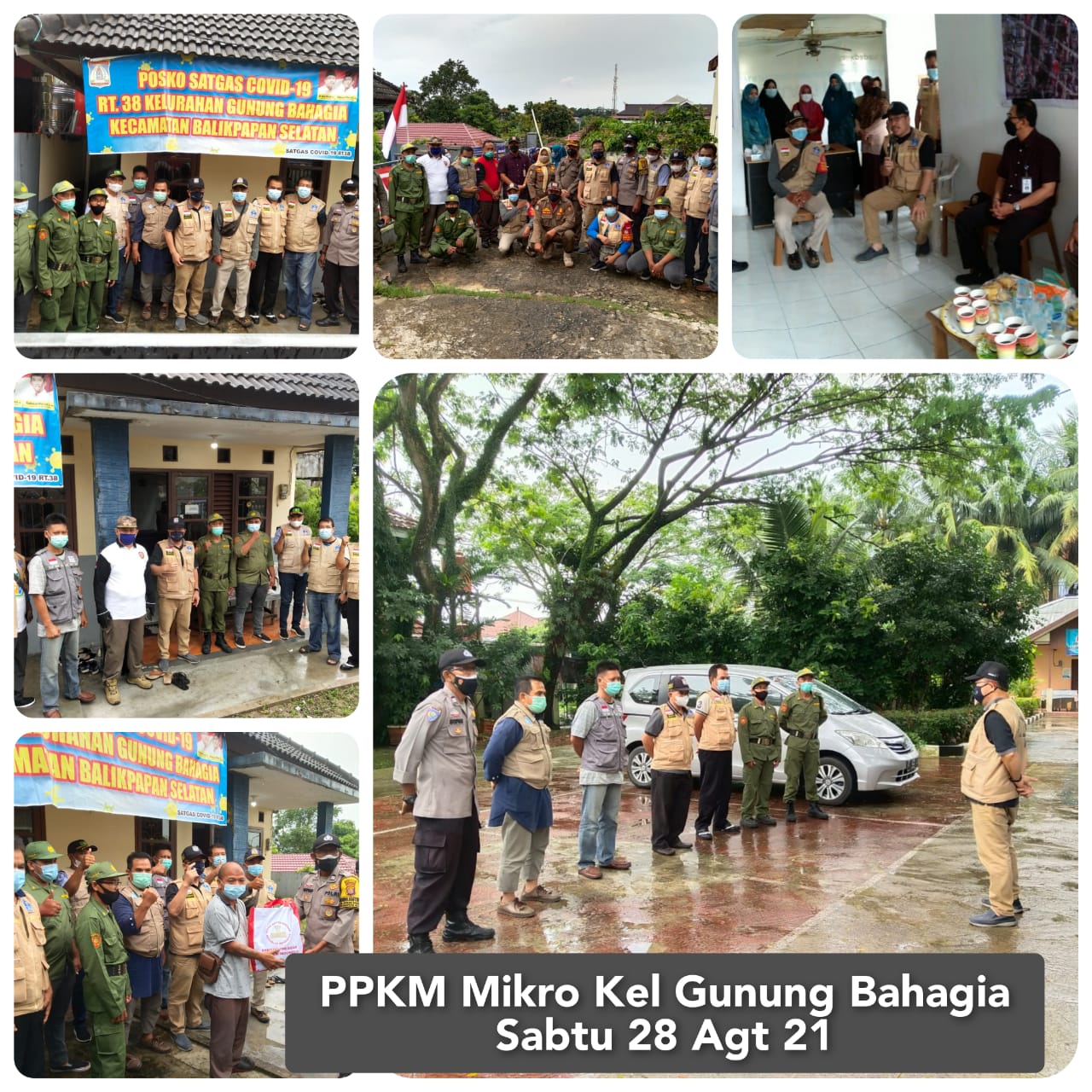 Monitoring Kegiatan PPKM Mikro Kelurahan Gunung Bahagia